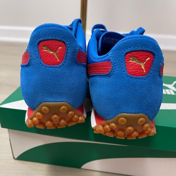 NWB Men’s Pums Easy Rider Vintage in Blue and Red size 10.5 - Picture 8 of 10